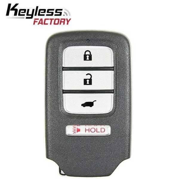 16-22 Honda: Car, SUV | 4-Button Smart Key | PN: 72147-T7S-A01 | FCC: KR5V1X | SKU: RSK-HON-V1X-B | Aftermarket