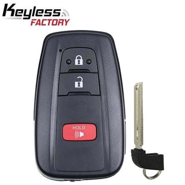 18-22 Toyota: SUV | 3-Button Smart Key, Board 0010 | PN: 89904-F4020 | FCC: MOZBR1ET | SKU: RSK-TOY-CHR3 | Aftermarket