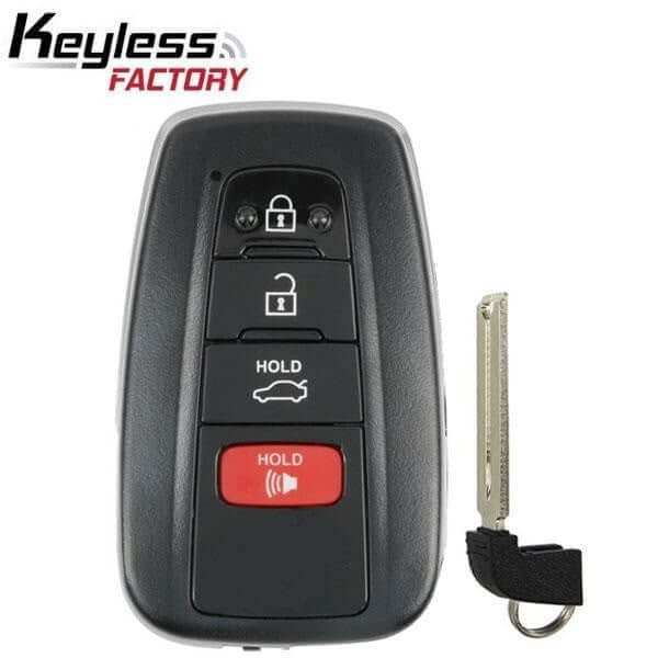 18-25 Toyota (USA): Car | 4-Button Smart Key, Board 0351 | PN: 89904-06220 | FCC: HYQ14FBC | SKU: RSK-TOY-CMR19 | Aftermarket