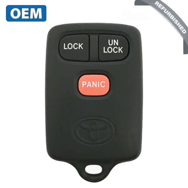 97-00 Toyota: Car, Truck | 3-Button Keyless Entry Remote | PN: 89742-AA010 | FCC: GQ43VT7T | SKU: TOY-89742-AA010 | OEM Refurb