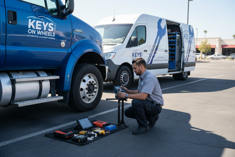 Best Auto Locksmith in Port Charlotte FL providing smart key and ignition repair services on-site.