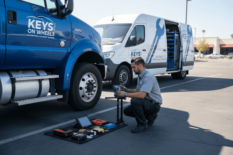 Best Auto Locksmith in Port Charlotte FL providing smart key and ignition repair services on-site.