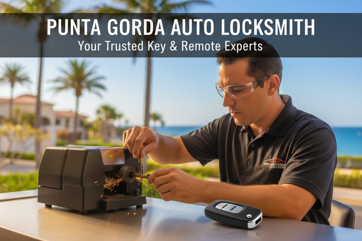 How Key Cutting and Remote Key Fobs Can Enhance Vehicle Security in Punta Gorda FL