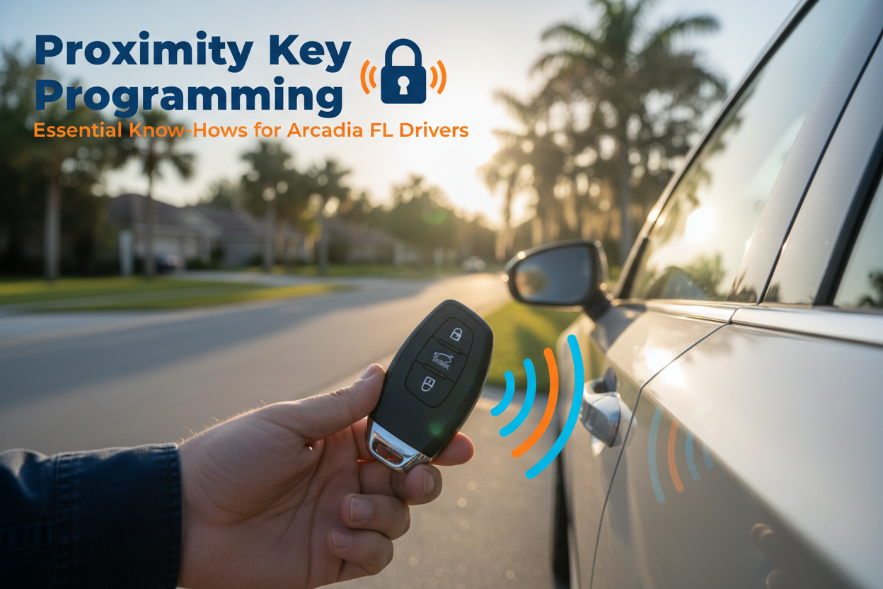 Proximity Key Programming: Essential Know-Hows for Arcadia FL Drivers
