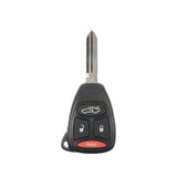 04-09 Chrysler: Car, SUV | 4-Button Remote Head Key SHELL, No Board, No Chip | FCC: KOBDT04A | SKU: RHS-CHY-1346 | Aftermarket