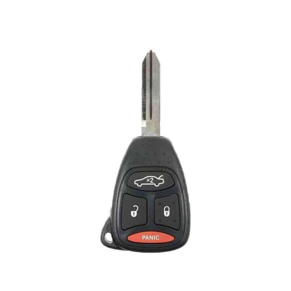 04-09 Chrysler: Car, SUV | 4-Button Remote Head Key SHELL, No Board, No Chip | FCC: KOBDT04A | SKU: RHS-CHY-1346 | Aftermarket
