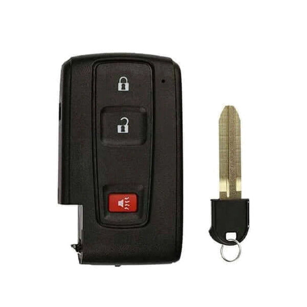 04-19 Toyota: Car | 3-Button Smart Key SHELL | FCC: M0ZB31EG, MOZB21TG | SKU: SKS-TOY-PRIUS | Aftermarket