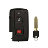 04-19 Toyota: Car | 3-Button Smart Key SHELL | FCC: M0ZB31EG, MOZB21TG | SKU: SKS-TOY-PRIUS | Aftermarket