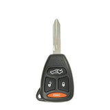 05-09 Chrysler, Dodge, Jeep: Car, SUV | 4-Button Remote Head Key | FCC: KOBDT04A | SKU: RHK-CHY-KOB-4 | Aftermarket