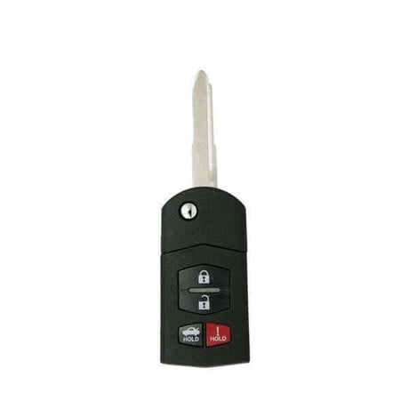 06-15 Mazda: Car | 4-Button Flip Key | PN: BBM4-67-5RY | FCC: BGBX1T478SKE125-01 | SKU: RK-MZ-SKE-4 | Aftermarket