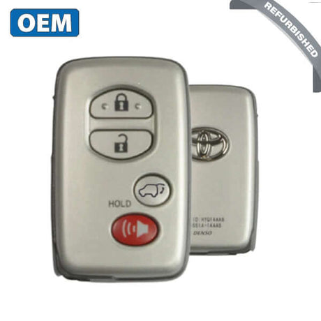 07-14 Toyota: SUV | 4-Button Smart Key, Board 0140 | PN: 89904-48110 | FCC: HYQ14AAB | SKU: RSK-TOY042 | OEM Refurb