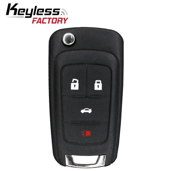 10-23 Buick, Chevrolet, GMC: Car, SUV | 4-Button Flip Key | FCC: OHT01060512 | SKU: RK-GM-FP4 | Aftermarket