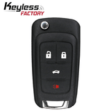 10-23 Buick, Chevrolet, GMC: Car, SUV | 4-Button Flip Key | FCC: OHT01060512 | SKU: RK-GM-FP4 | Aftermarket