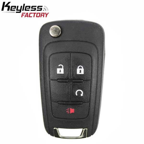 10-23 Buick, Chevrolet, GMC: Car, SUV | 4-Button Flip Key | PN: 20873622 | FCC: OHT01060512 | SKU: RK-GM-FP6 | Aftermarket