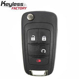10-23 Buick, Chevrolet, GMC: Car, SUV | 4-Button Flip Key | PN: 20873622 | FCC: OHT01060512 | SKU: RK-GM-FP6 | Aftermarket