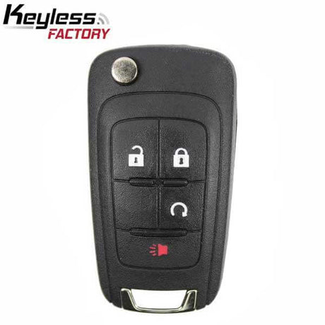 10-23 Buick, Chevrolet, GMC: Car, SUV | 4-Button Flip Key | PN: 20873622 | FCC: OHT01060512 | SKU: RK-GM-FP6 | Aftermarket
