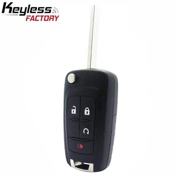 10-23 Buick, Chevrolet, GMC: Car, SUV | 4-Button Flip Key | PN: 20873622 | FCC: OHT01060512 | SKU: RK-GM-FP6 | Aftermarket