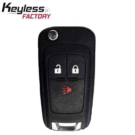 13-15 Chevrolet: Hatchback | 3-Button Flip Key, 315 MHz | PN: 95233524 | FCC: A2GM3AFUS03 | SKU: RFK-CHV-S524 | Aftermarket