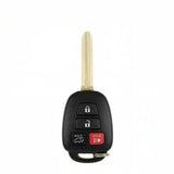 13-18 Toyota (JPN): Car | 4-Button Remote Head Key, H Chip 4D | PN: 89070-42830 | FCC: HYQ12BDM | SKU: RHK-TOY-DMR4 | Aftermarket