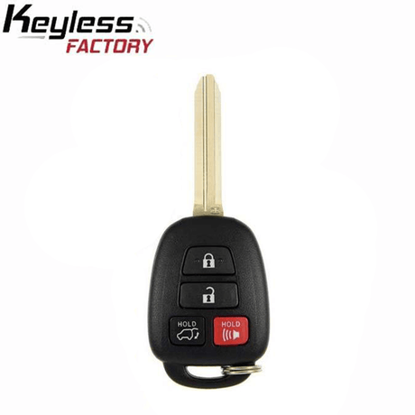 13-18 Toyota (JPN): Car | 4-Button Remote Head Key, H Chip 4D | PN: 89070-42830 | FCC: HYQ12BDM | SKU: RHK-TOY-DMR4 | Aftermarket