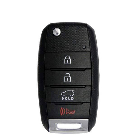 14-16 Kia: SUV | 4-Button Flip Key | PN: 95430-3W350 | FCC: NYODD4TX1306-TFL (SL13MY) | SKU: RFK-KIA-SPO4 | Aftermarket