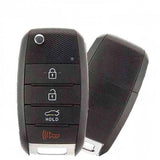 14-17 Kia: Car | 4-Button Flip Key | PN: 95430-1W023 | FCC: TQ8-RKE-3F05 (UB14MY) | SKU: RFK-KIA-13A | Aftermarket