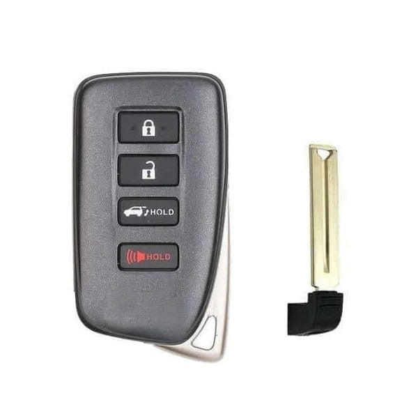 15-21 Lexus: SUV | 4-Button Remote Smart Key SHELL | FCC: HYQ14FBA, HYQ14FBB  | SKU: SKS-LEX-017 | Aftermarket