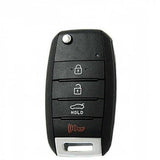 17-18 Kia: Car | 4-Button Flip Key | PN: 95430-A7200 | FCC: OSLOKA-875T (YD) | SKU: RFK-KIA-FT04 | Aftermarket