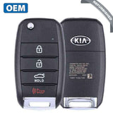 18-21 Kia: SUV | 4-Button Flip Key | PN: 95430-H9700 | FCC: NYOSYEC4TX1611 (SC 4BT) | SKU: RFK-KIA9700-RFB | OEM Refurb