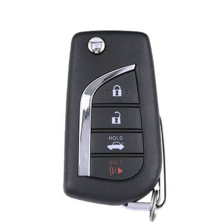 18-26 Toyota (USA): Car | 4-Button Flip Key, H Chip 4D | PN: 89070-06790 | FCC: HYQ12BFB | SKU: RFK-TOY-BFB-4 | Aftermarket