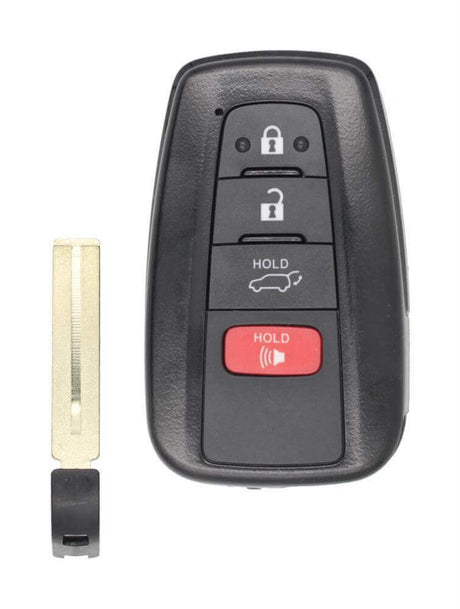 19-25 Toyota (USA): SUV | 4-Button Smart Key, G Board 0351 | PN: 8990H-0R030 | FCC: HYQ14FBC | SKU: RSK-TOY-HYQ14FLA-4B-S | Aftermarket