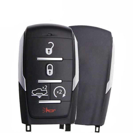 19-26 Dodge Ram 1500: Truck | 5-Button Smart Key, w/Silver Stripe | PN: 68291690AE | FCC: OHT-4882056 | SKU: RSK-DDG-05AS | Aftermarket