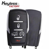 19-26 Ram 1500: Truck | 5-Button Smart Key, w/Silver Stripe | PN: 68291690AE | FCC: OHT-4882056 | SKU: RSK-DDG-05AS | Aftermarket