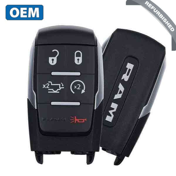 19-26 Ram 2500-5500: Truck | 5-Button Smart Key | PN: 68374994AB | FCC: GQ4-76T | SKU: RSK-DDG4994-RFB | OEM Refurb