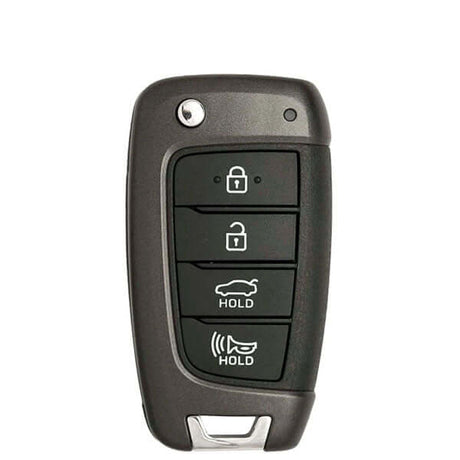 21-23 Hyundai: Car | 4-Button Flip Key, No Chip | PN: 95430-AA000 | FCC: NYOMBEC4TX2004 | SKU: HYU-250-RC | OEM Refurb