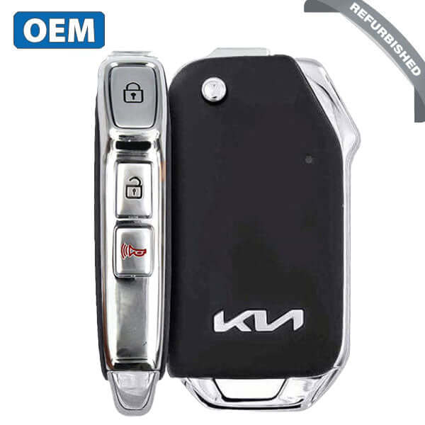 22-25 Kia: SUV | 3-Button Flip Key, with Chip | PN: 95430-K0120 | FCC: SY5SKRGE03 | SKU: RFK-KIA1237 | OEM Refurb