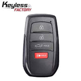 22-25 Toyota: Truck | 4-Button Smart Key, G Board 3041, 314.3 MHz | PN: 8990H-0C010 | FCC: HYQ14FBX | SKU: RSK-TOY-T0C010 | Aftermarket