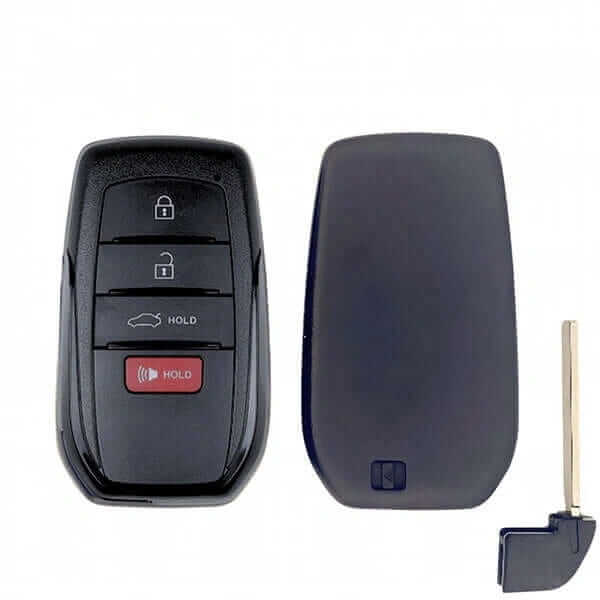 23-26 Toyota: Car | 4-Button Smart Key, G Board 2561 | PN: 8990H-12350 | FCC: HYQ14FBW | SKU: TOY-350-K2G | Premium Aftermarket