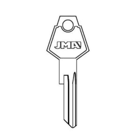 70-88 Chrysler: Car, Truck, Van | Y152 Metal Key | PN: P1770U | SKU: JMA-CHR-8E | Aftermarket