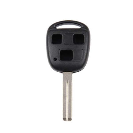 98-09 Lexus: Car, SUV | TOY 48 | 3-Button Remote Head Key SHELL, No Board, No Chip | FCC: HYQ12BBT, HYQ1512V | SKU: RHS-LEX-1 | Aftermarket