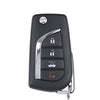 18-23 Toyota: Car | 4-Button Flip Key, H Chip 4D | PN: 89070-06790 | FCC: HYQ12BFB | SKU: RFK-TOY-BFB-4 | Aftermarket