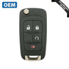 10-19 Chevrolet: Car, SUV | 4-Button Flip Key HS | PN: 20835404 | FCC: OHT0106051 | SKU: RFK-ULK027-RC | OEM Recase