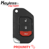 18-24 Jeep: SUV | 3-Button Flip Key | PN: 68416782AA | FCC: OHT1130261 | SKU: RFK-WRNG-3 | Aftermarket