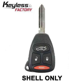 04-10 Chrysler: Car, SUV | 4-Button Remote Head Key SHELL, No Board, No Chip | FCC: KOBDT04A | SKU: RHS-CHY-1346 | Aftermarket
