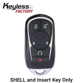 16-20 Buick: SUV | 5-Button Smart Key SHELL | PN: 13584500 | FCC: HYQ4AA | SKU: RSK-GM-EN05-SHELL | Aftermarket