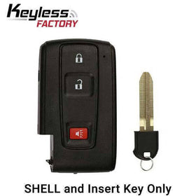04-09 Toyota: Car | 3-Button Smart Key SHELL | FCC: M0ZB31EG, MOZB21TG | SKU: SKS-TOY-PRIUS | Aftermarket