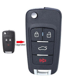 13-15 Chevrolet: Car | 4-Button Flip Key, Hard Buttons | PN: 95233524 | FCC: A2GM3AFUS03 | SKU: SP-GM-5007 | Aftermarket