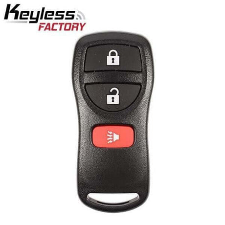 02-21 Nissan, Infiniti, Suzuki: SUV, Truck, Van | 3-Button Keyless Entry Remote | PN: 28268-5W501 | FCC: KBRASTU15 | SKU: R-N-3B | Aftermarket