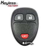 07-25 GM: SUV, Truck, Van | 3-Button Keyless Entry Remote | PN: 15913420 | FCC: OUC60270 | SKU: R-GM-302 | Aftermarket