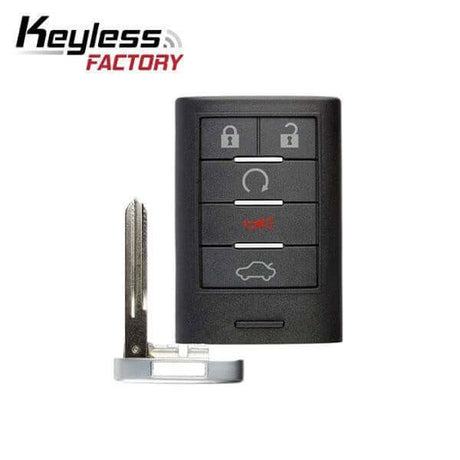 08-14 Cadillac: Car | 5-Button Smart Key | PN: 25943677 | FCC: M3N5WY7777A | SKU: RSK-GM-77A-5 | Aftermarket